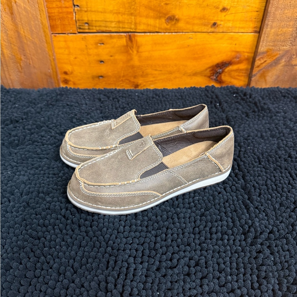 Ariat Kids Brown Slip-On Loafers